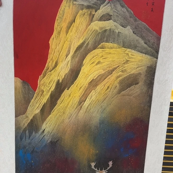国画安徽卫视春晚初一的时候就开始