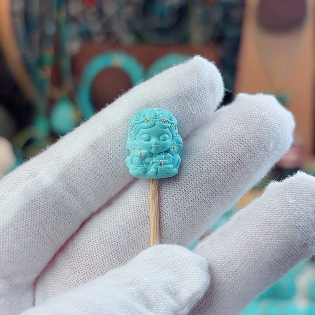 绿松石未镶嵌配饰