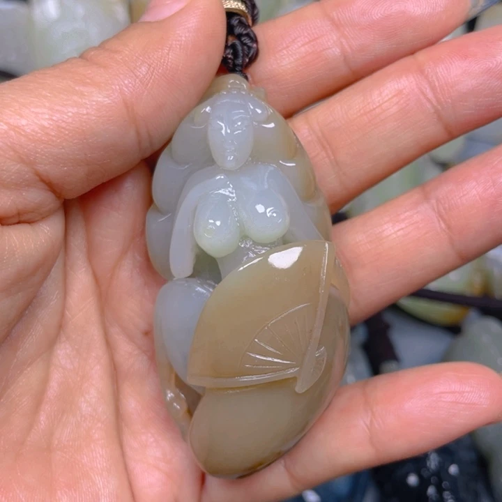 和田玉挂件未镶嵌