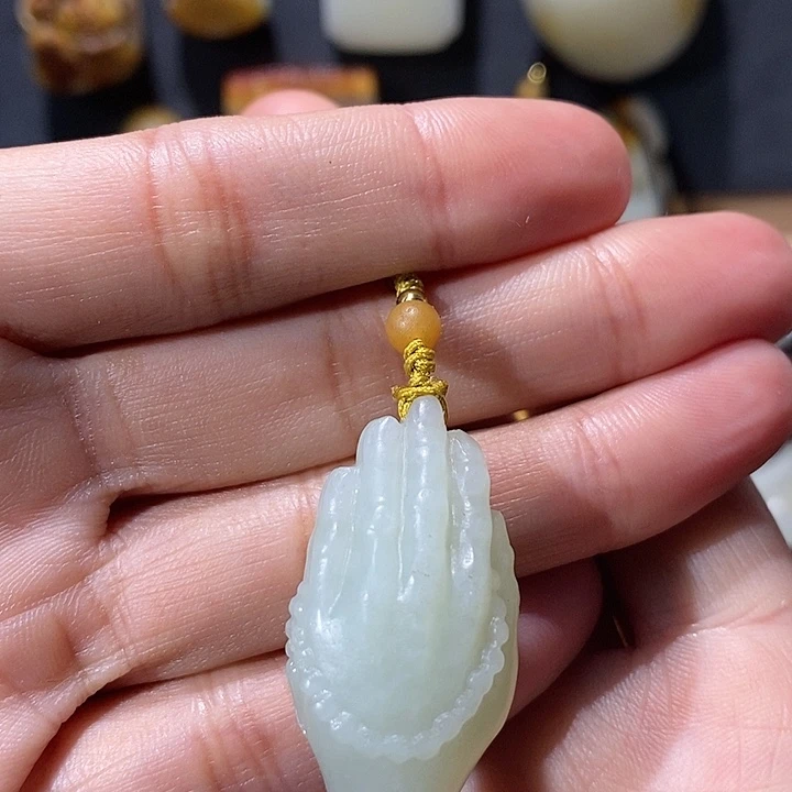 【闪购商品】和田玉挂件未镶嵌幽**馆