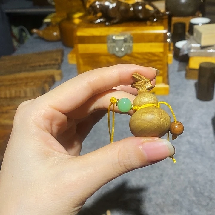 煜***计金丝楠金丝楠迷你葫芦