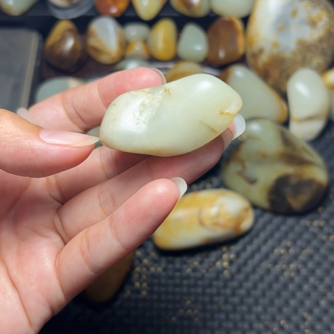 和田玉未镶嵌挂件88