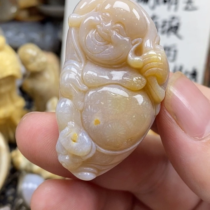 硅化珊瑚（珊瑚玉）未镶嵌颈饰