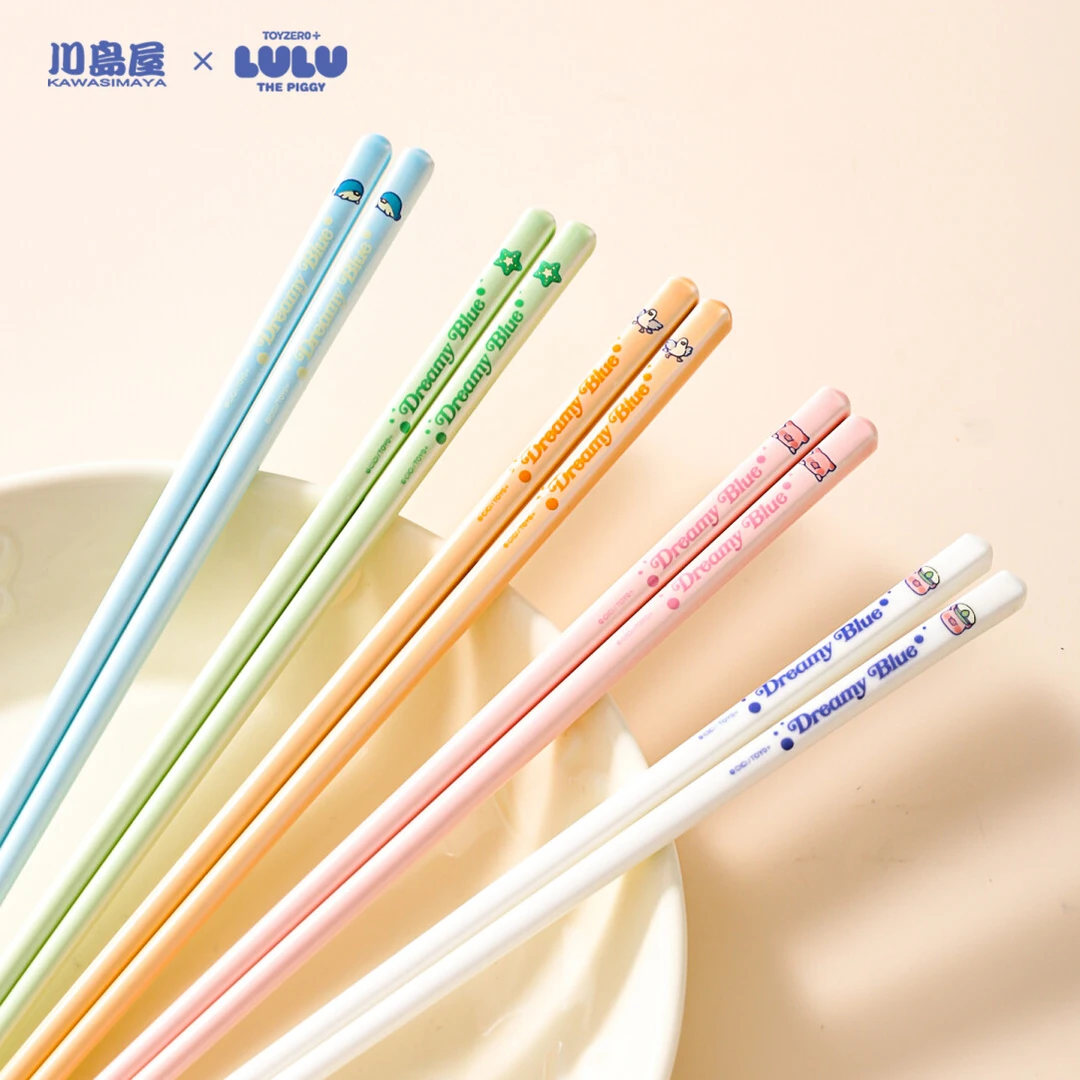 川岛屋&lulu猪联名 陶瓷筷子高颜值家用高档抗菌防霉家庭专人专用