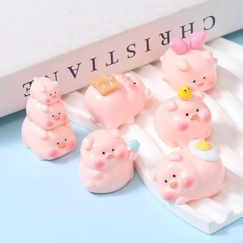 【对对碰】可爱实色卡通天使小猪  默认微瑕