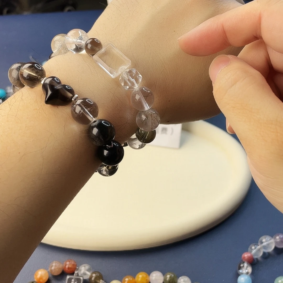 手链水晶银S925镶嵌