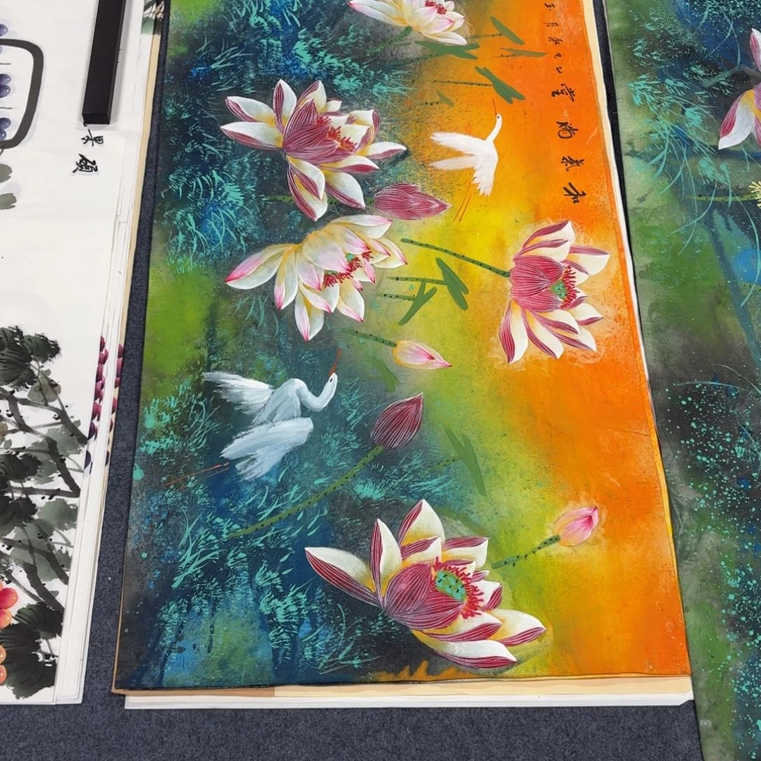国画140×70画画画画