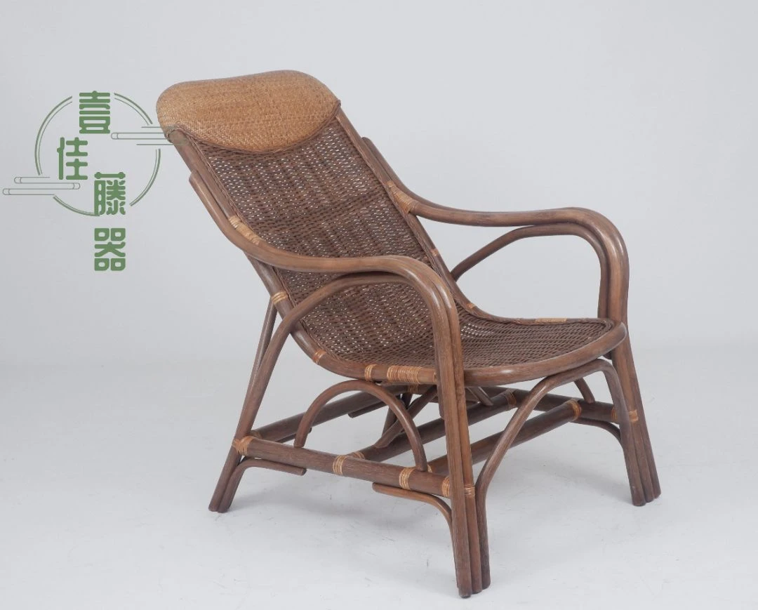 天然藤椅家用午睡藤椅子送老人透气