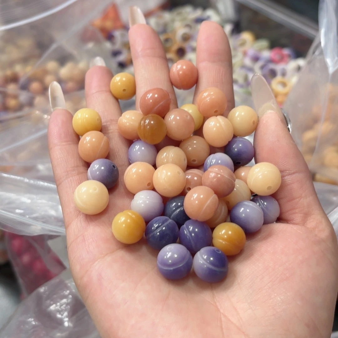 白玉菩提吊坠k12.5mm35颗。蘑菇