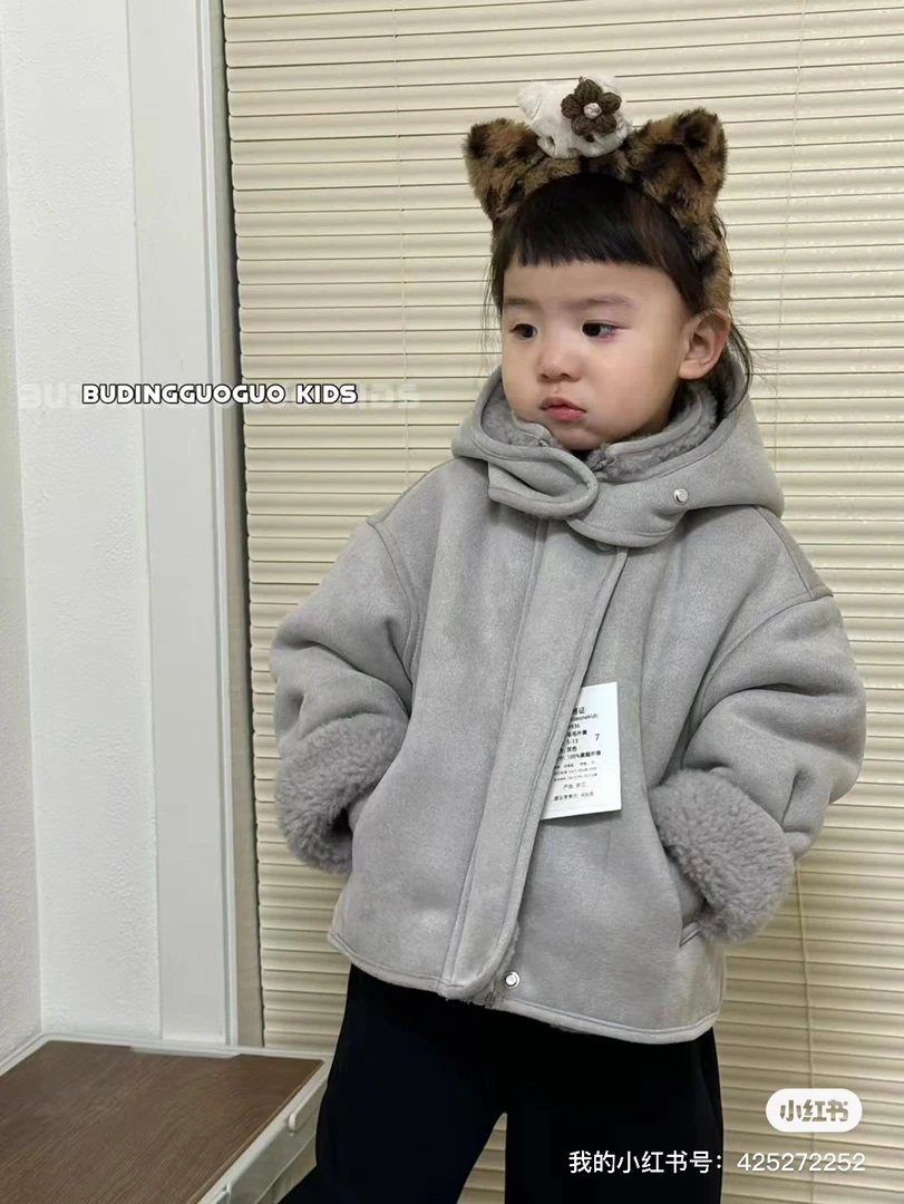 儿童冬款加厚保暖棉衣卫衣毛衣裤子