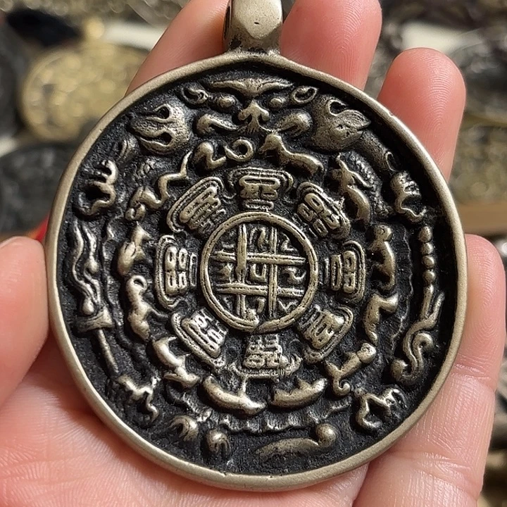 泥塑九宫八卦牌 奸雄