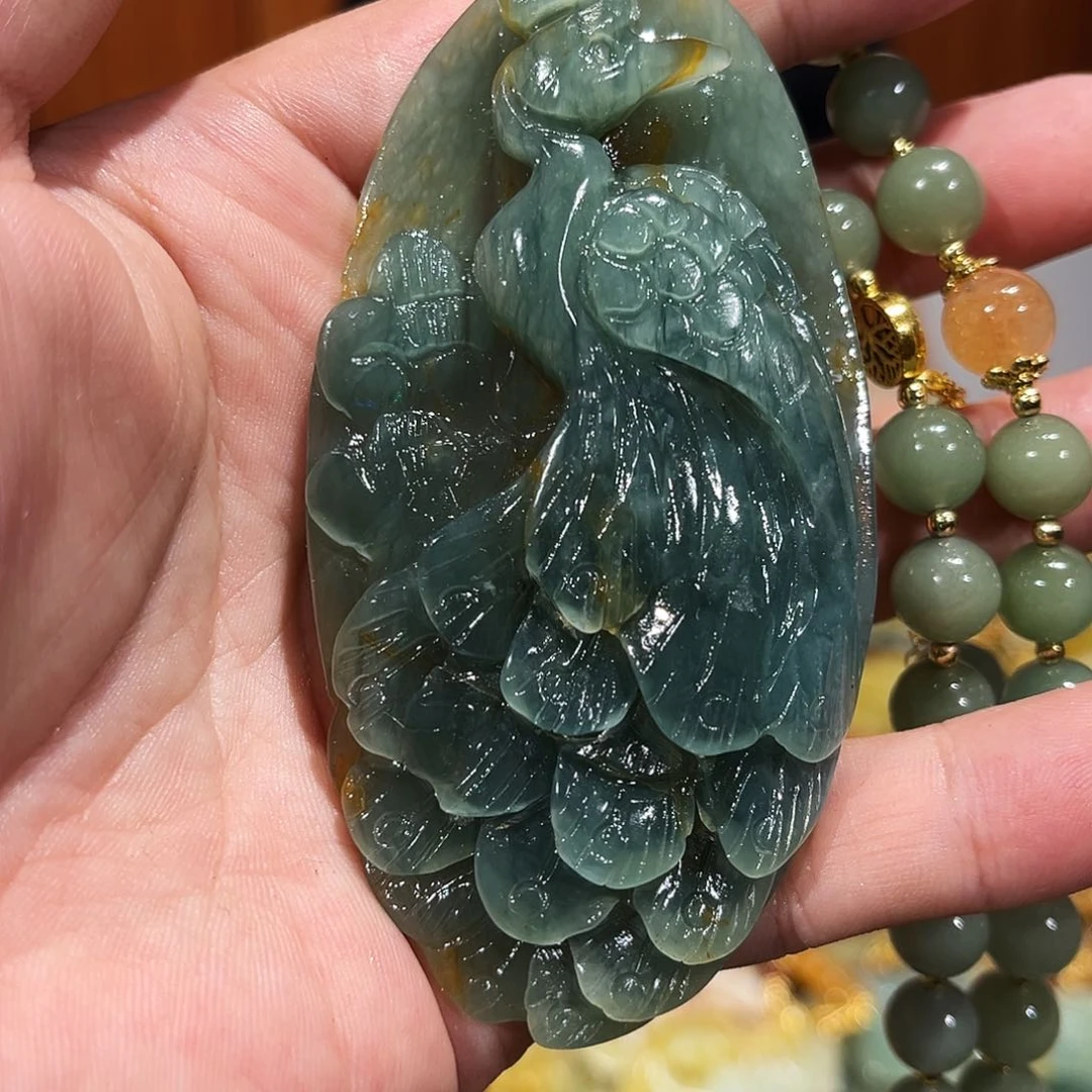 岫玉未镶嵌毛衣链