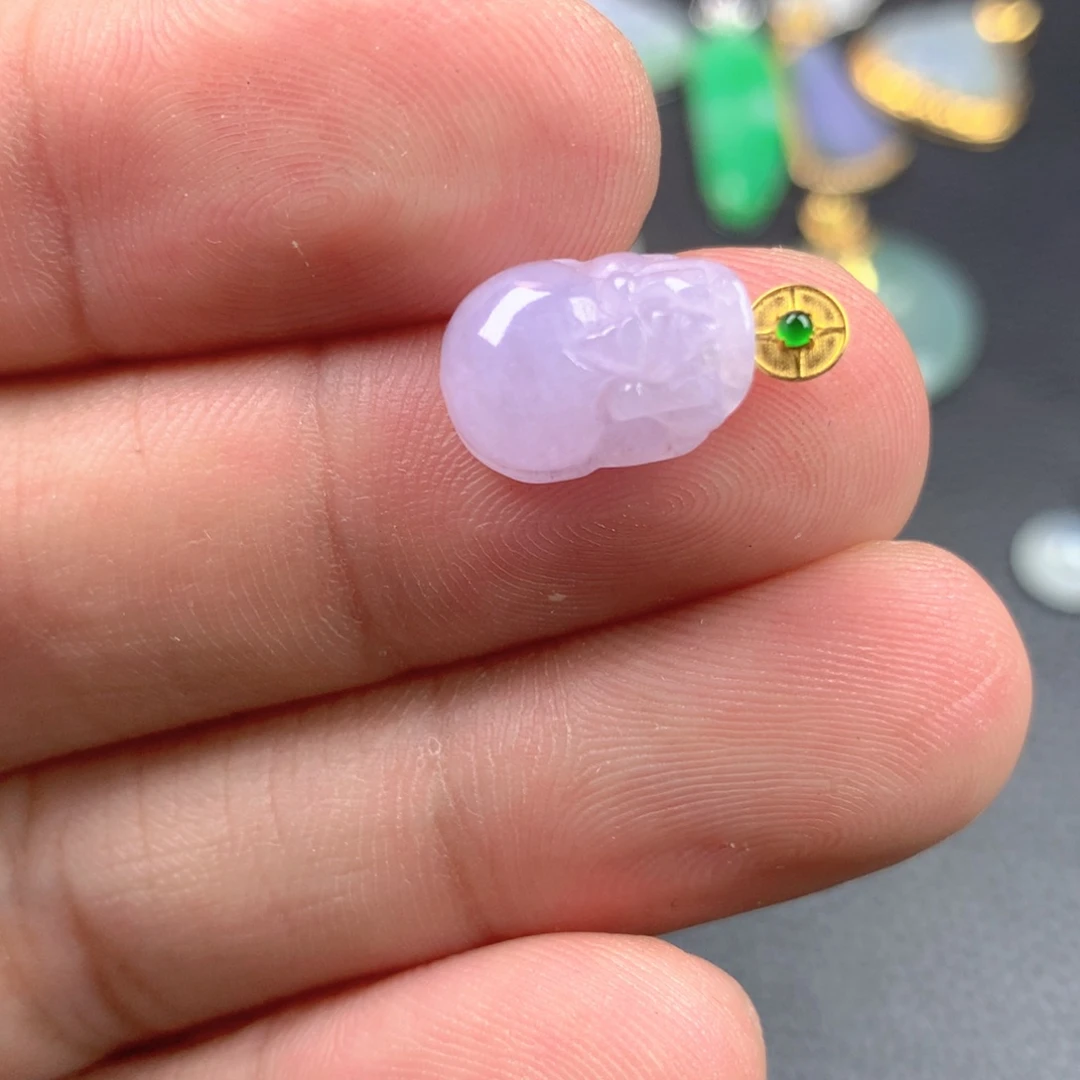 【闪购商品】翡翠18K金镶嵌颈饰翡翠