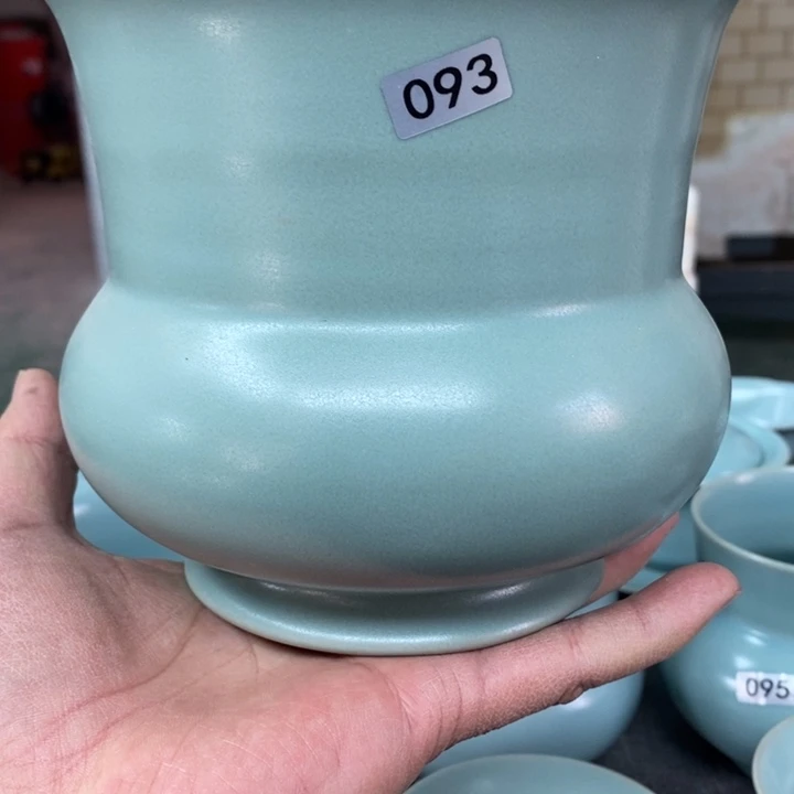 摆件紫****化抱朴汝瓷仿古微瑕