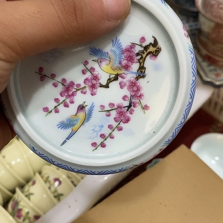 摆件景德镇陶瓷主人杯12345