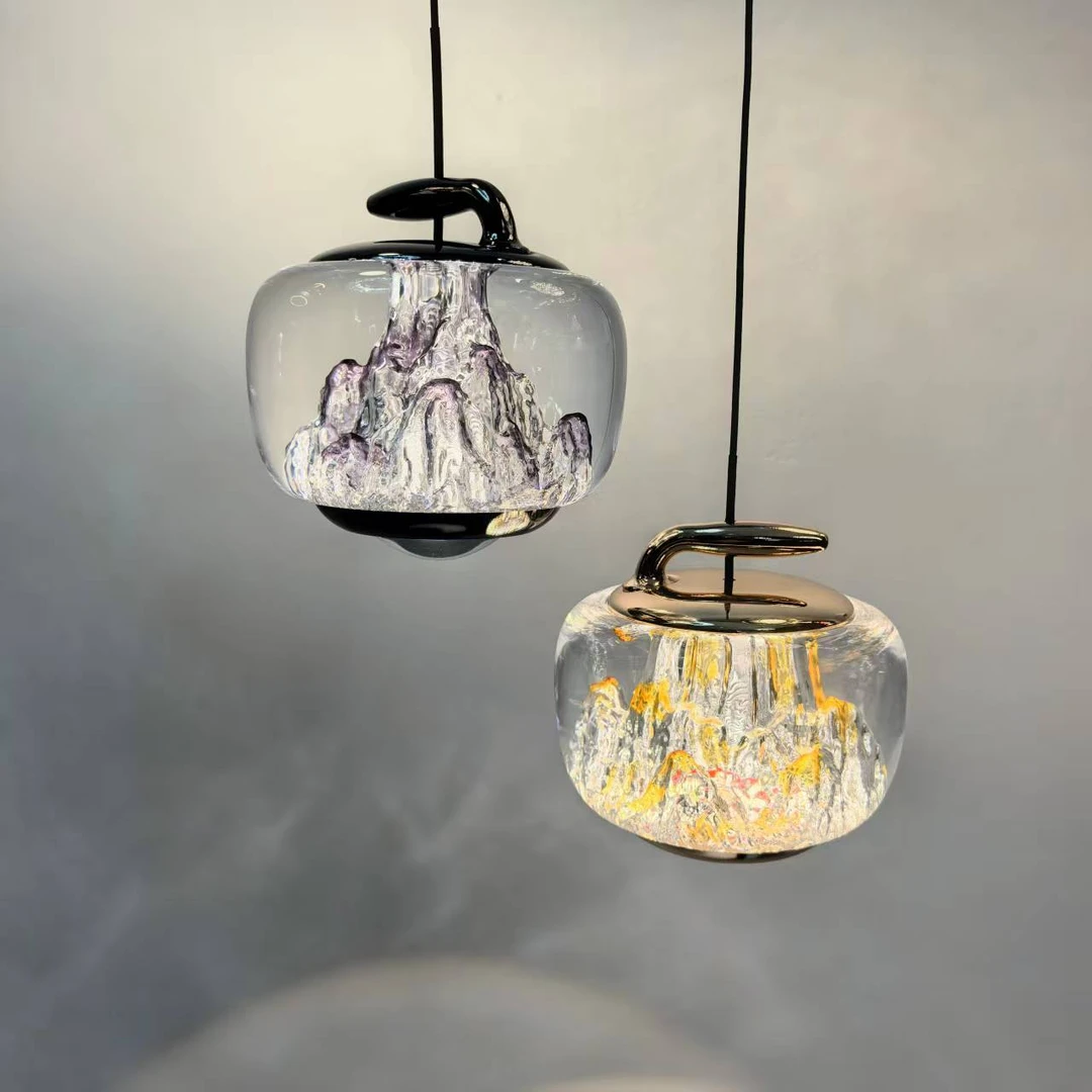 【灯语】新款卧室床头吊灯法式轻奢简约升降吧台过道吊灯