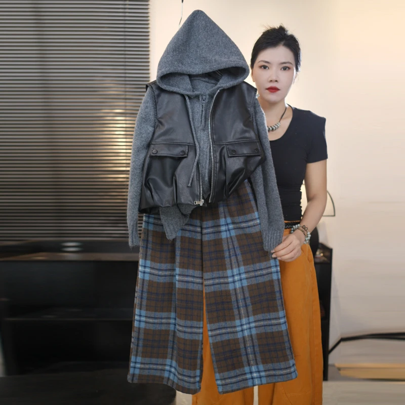 【毛妈潮牌】女童装潮牌韩系穿搭三件套2025新款秋冬洋气中大童套装