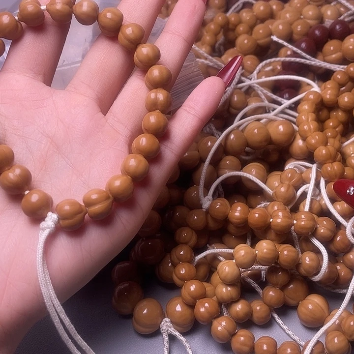 猴头核桃手串12尺寸镜面柯基屁桃手持全品无暇