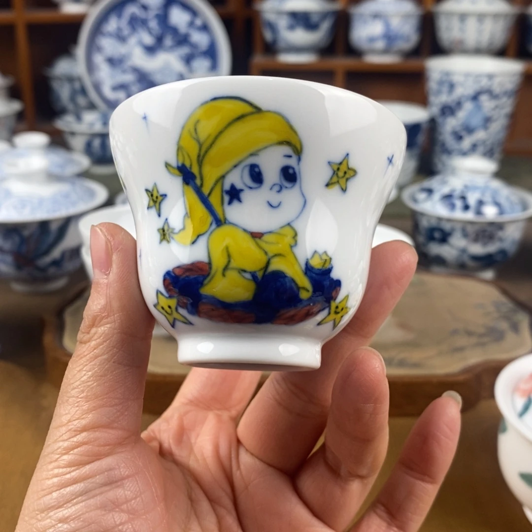 瓷片景德镇陶瓷手绘茶器409