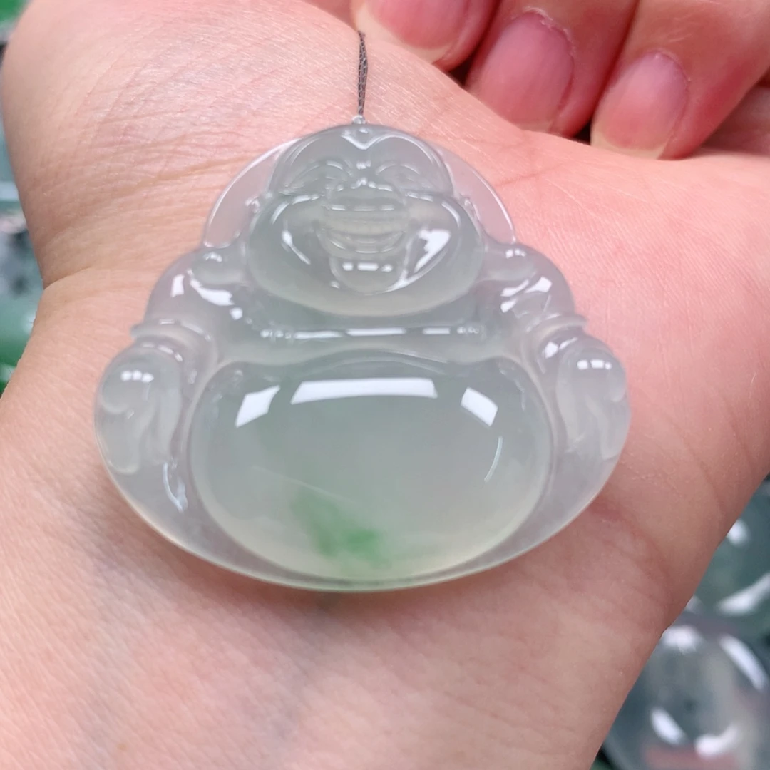 颈饰未镶嵌翡翠天然翡翠