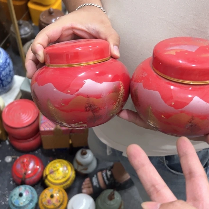瑕疵福利品陶瓷茶叶罐