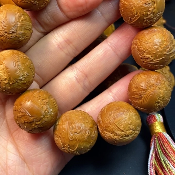 橄榄核摆件缘*风景手串