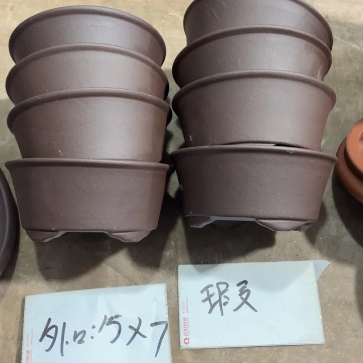 紫砂花盆紫砂花盆瑕疵008