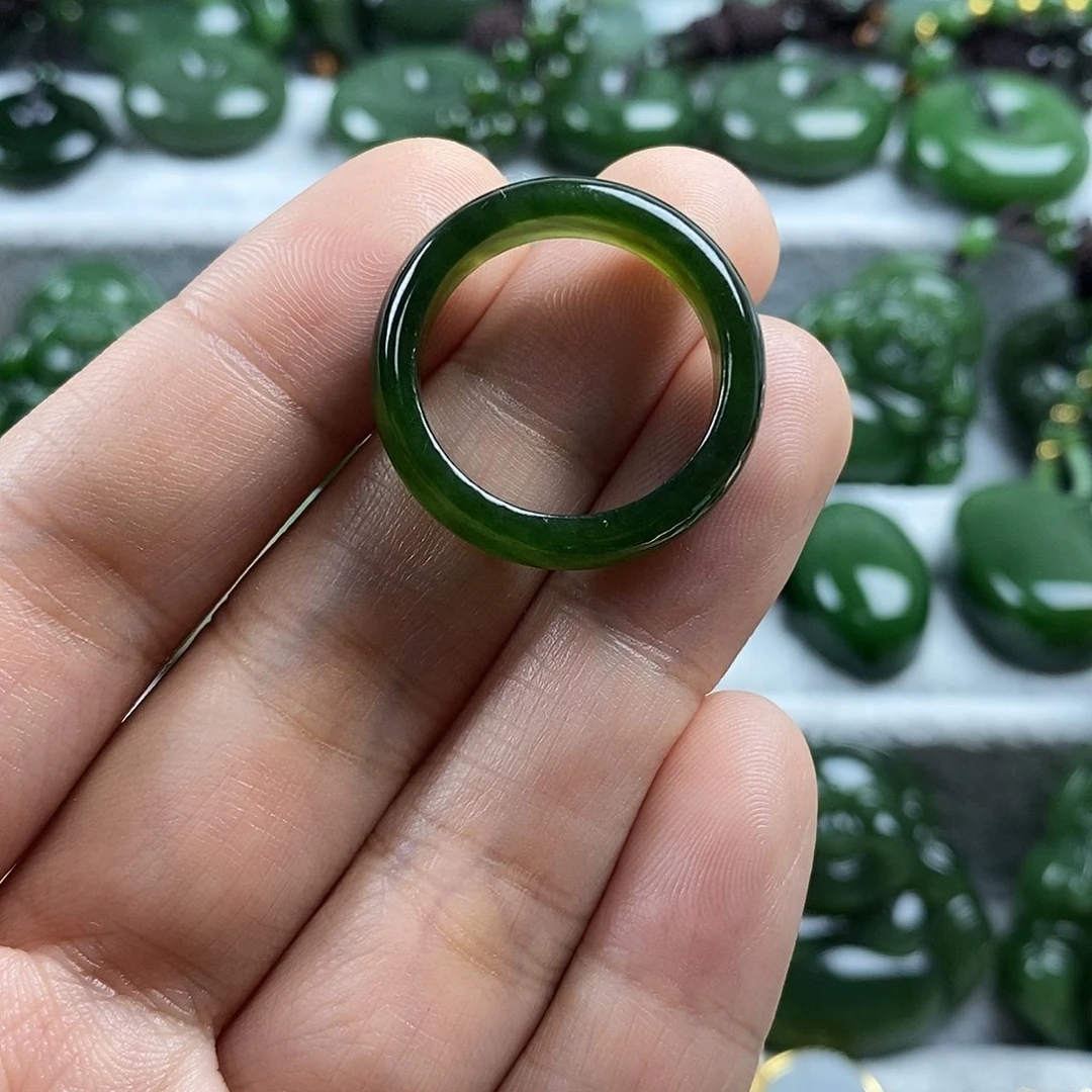 和田玉未镶嵌颈饰19mm