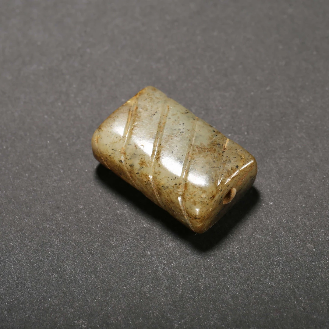 明代/白玉旋纹勒子/JTJ25072308/收藏/【济文阁】