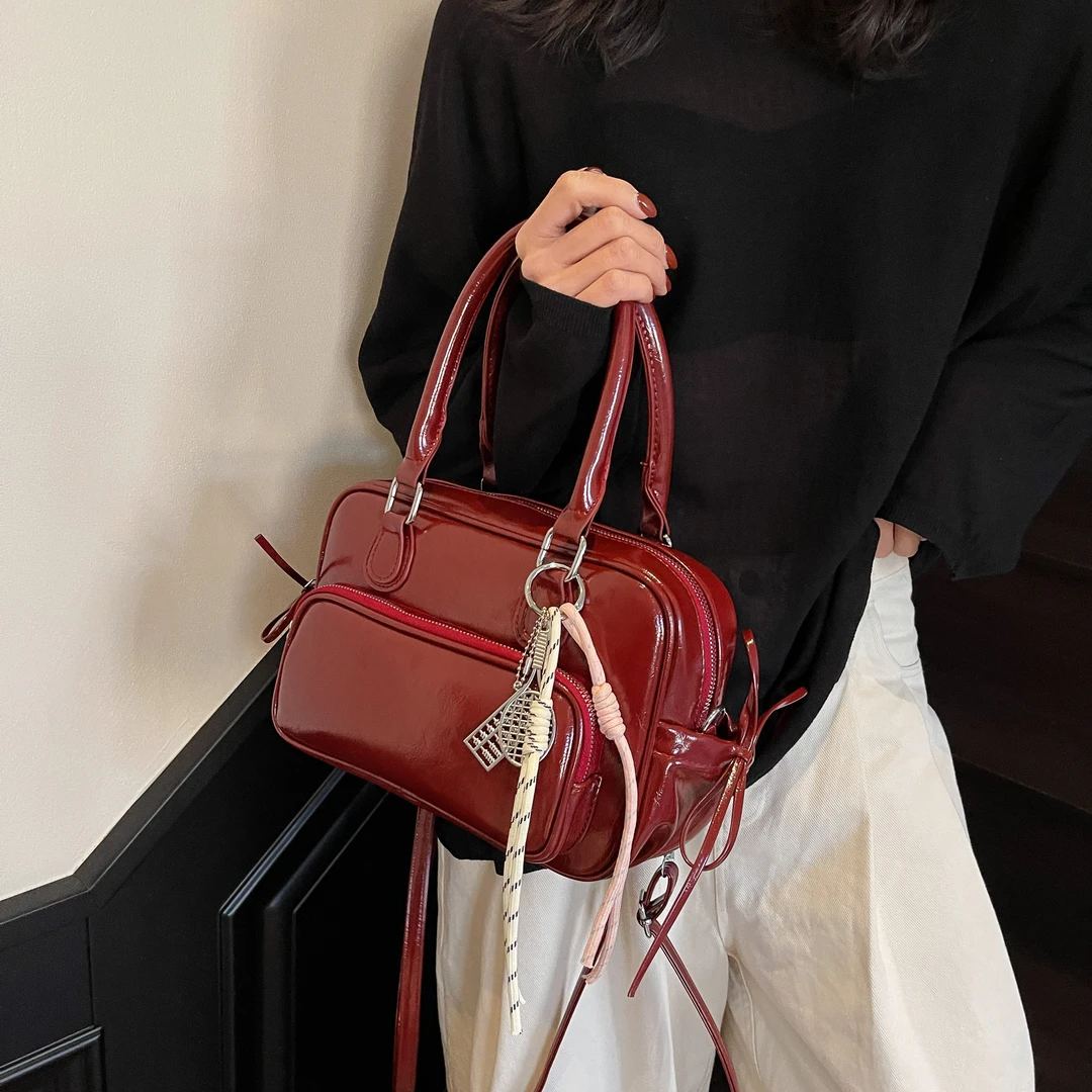 2025春夏新款韩版多用包手提包单肩斜跨包双肩背包网红一包多背