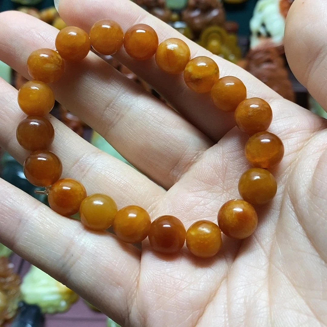 蛇纹石玉未镶嵌手链