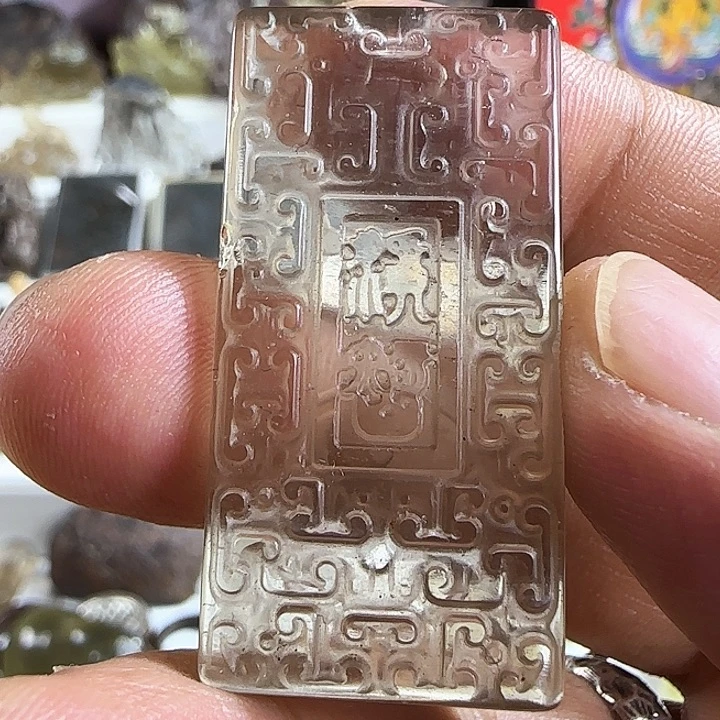 大理石磁石利比亚玻璃吊坠