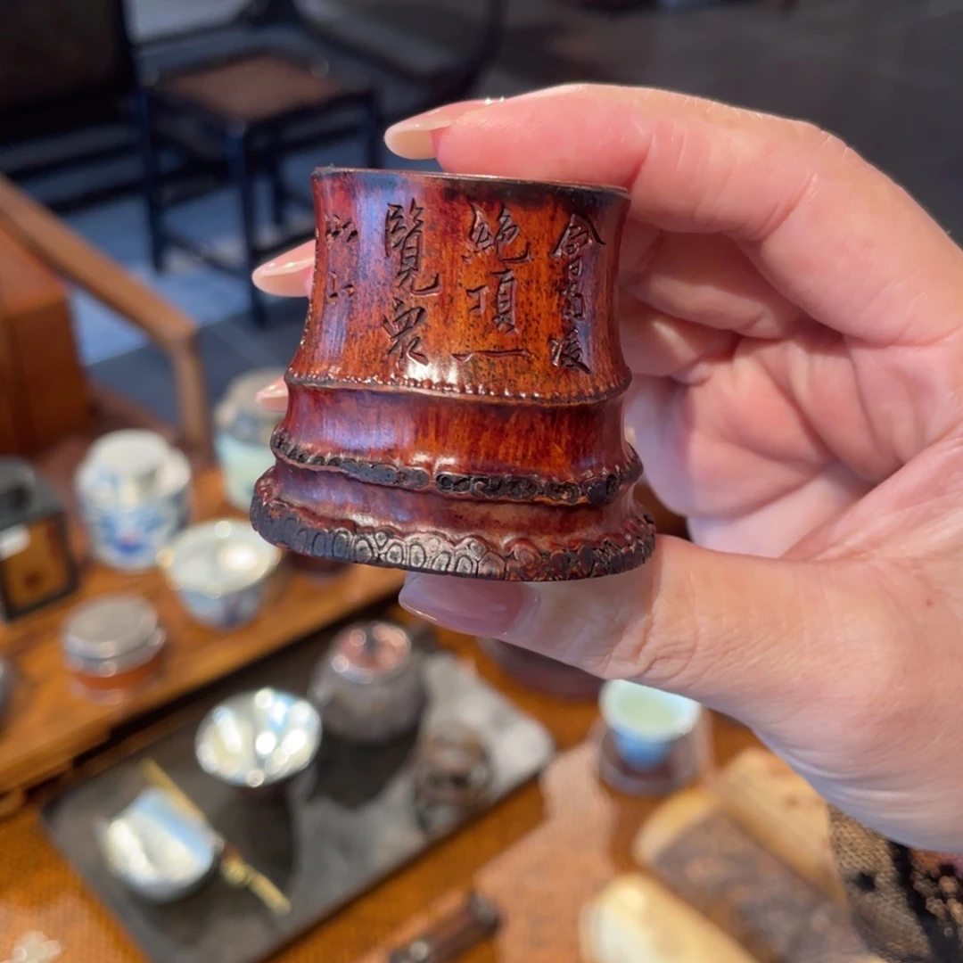 紫砂茶盘竹根盖置