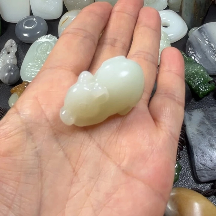 和田玉（白玉）未镶嵌吊坠(不含链)