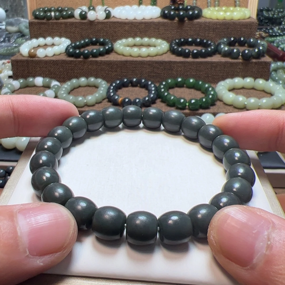 和田玉未镶嵌手链