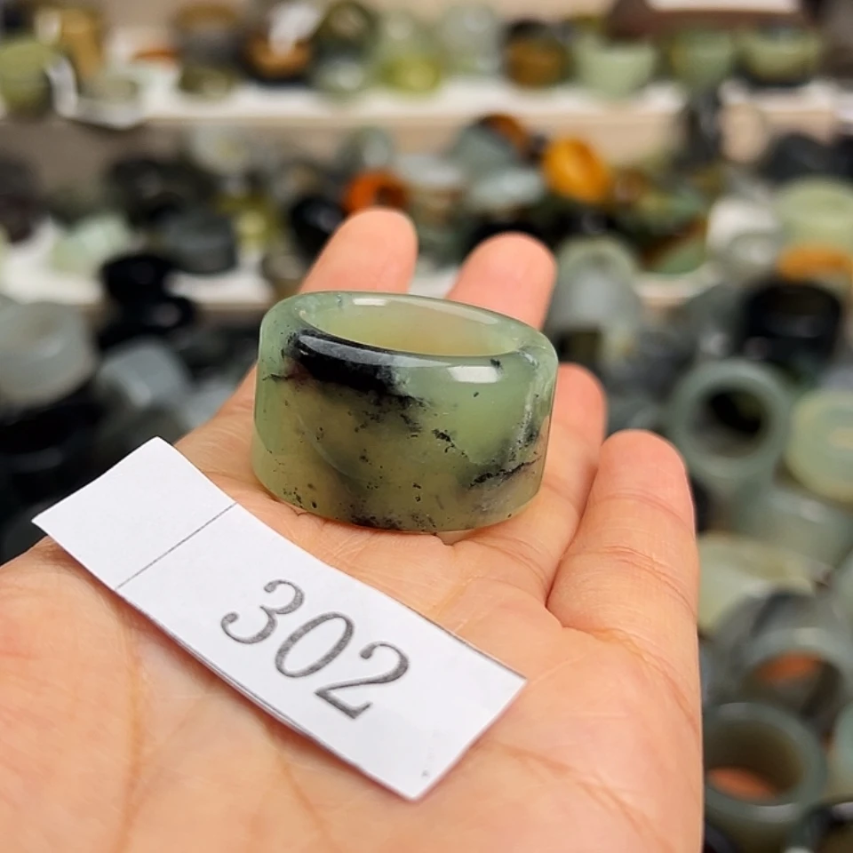 【闪购商品】未镶嵌蛇纹石玉戒指凰**雨