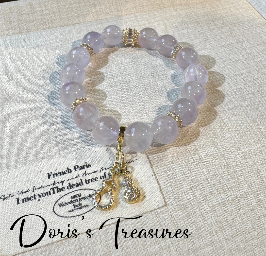 【紫兔毛千金葫芦】水晶手串 精致气质多样性发一颜色微差