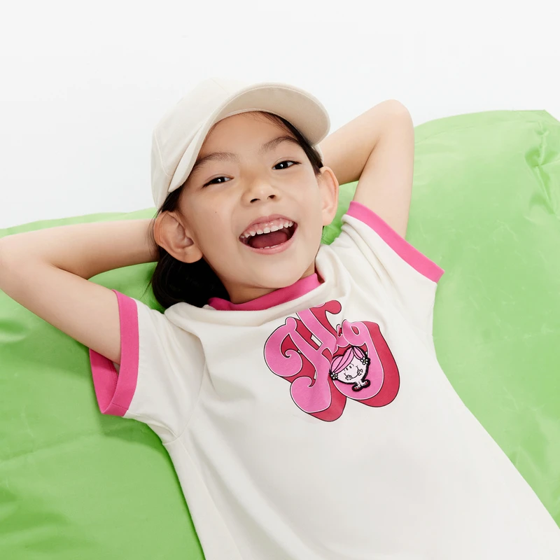 littlemoco童装24夏装男女童速干短袖T恤#KBD2TEET04