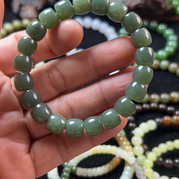 和田玉（糖玉）未镶嵌手链