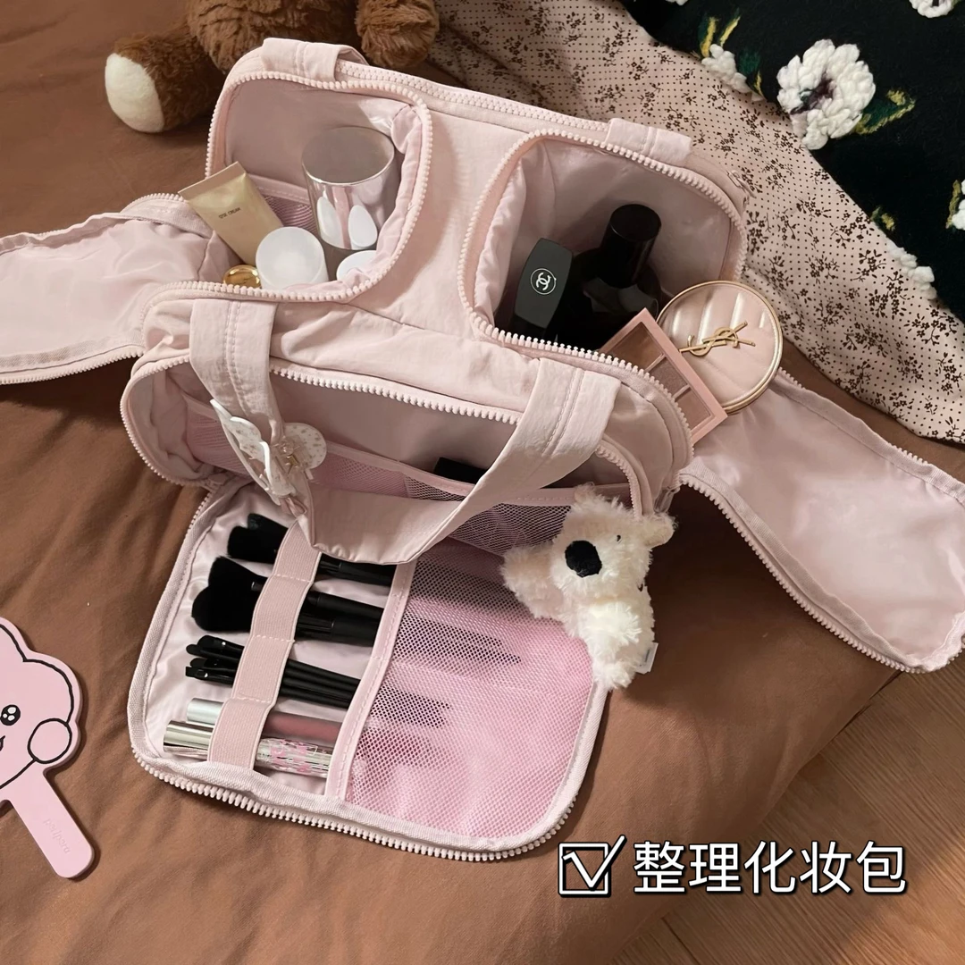 小磕专属升级多功能大容量化妆包可挂行李箱手提旅行洗漱防水收纳