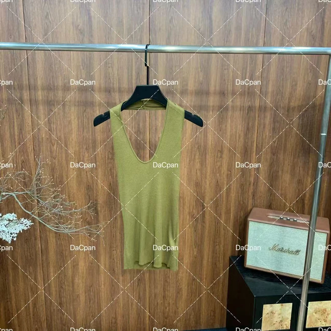 DACPAN-“夏日清凉”挂脖露背针织无袖上衣 2025/盼·PP 68035