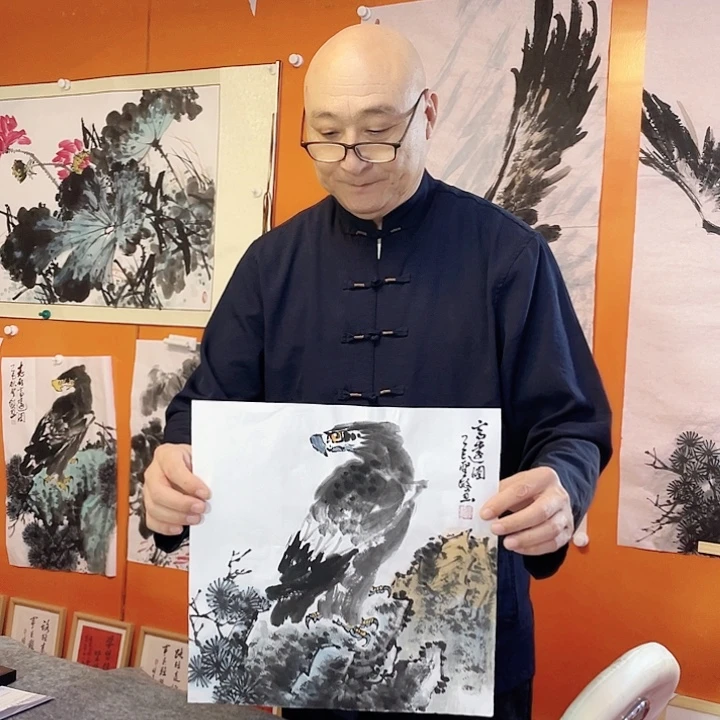 国画张圣敏先生纯手绘作品