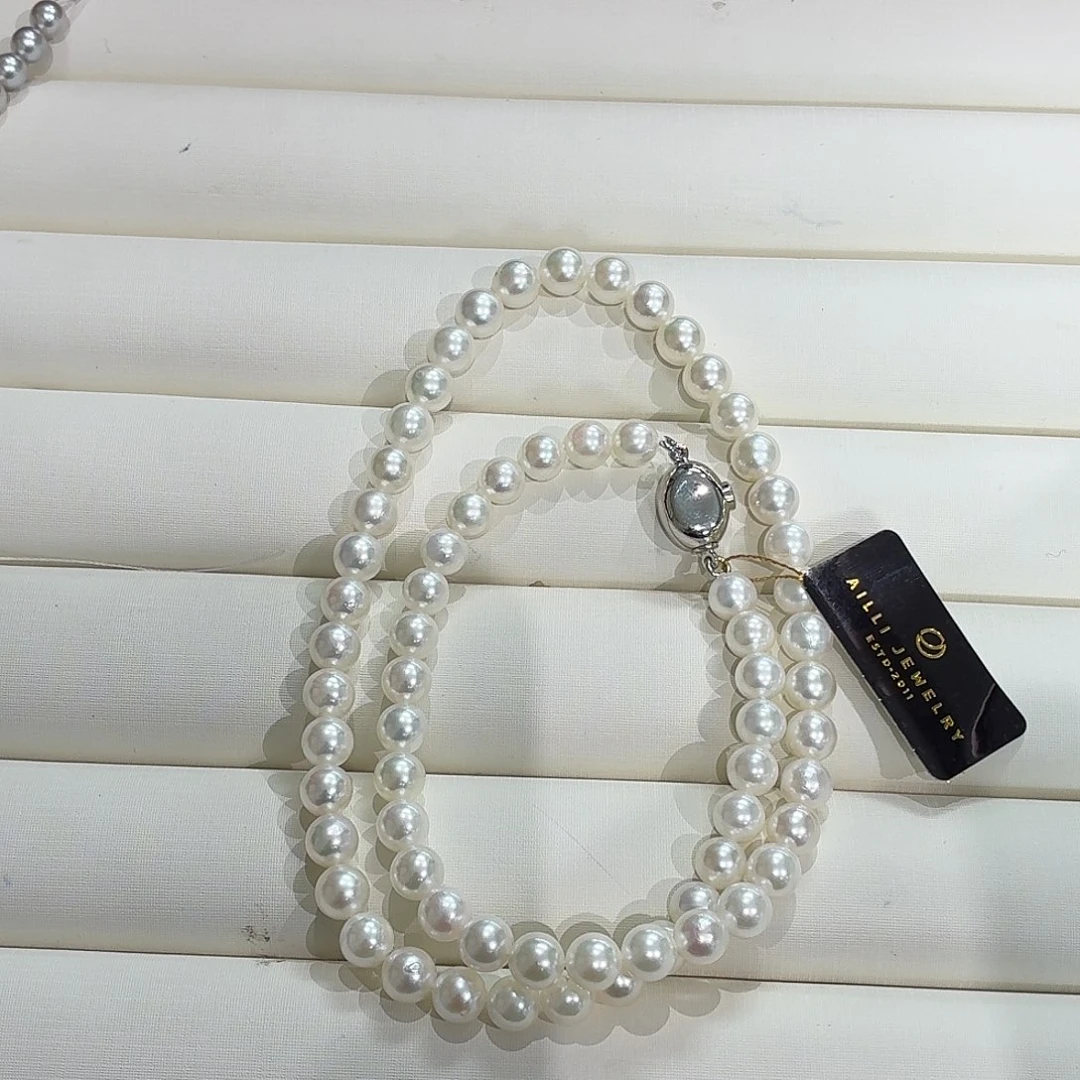 未镶嵌颈饰海水珍珠6-6.5mm无调色