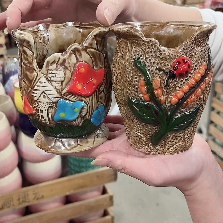 陶瓷陶瓷多肉植物花盆