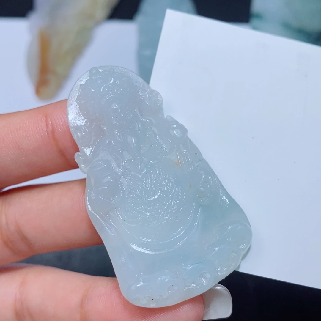 定制翡翠未镶嵌定制毛货翡翠挂件