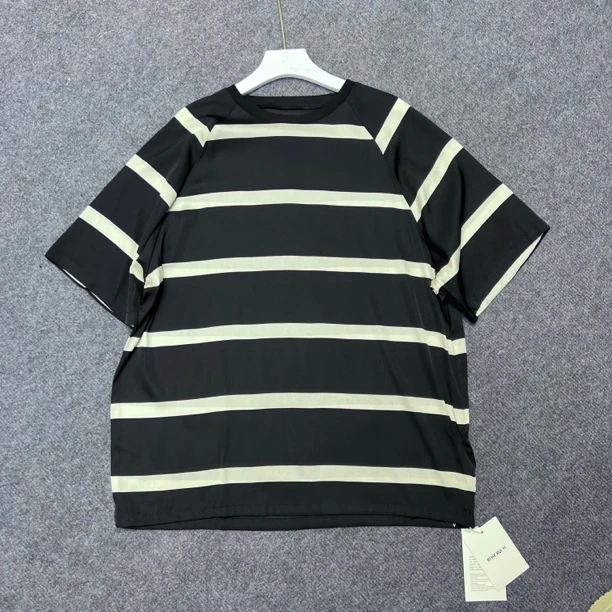 印花日常条纹夏季短袖女士