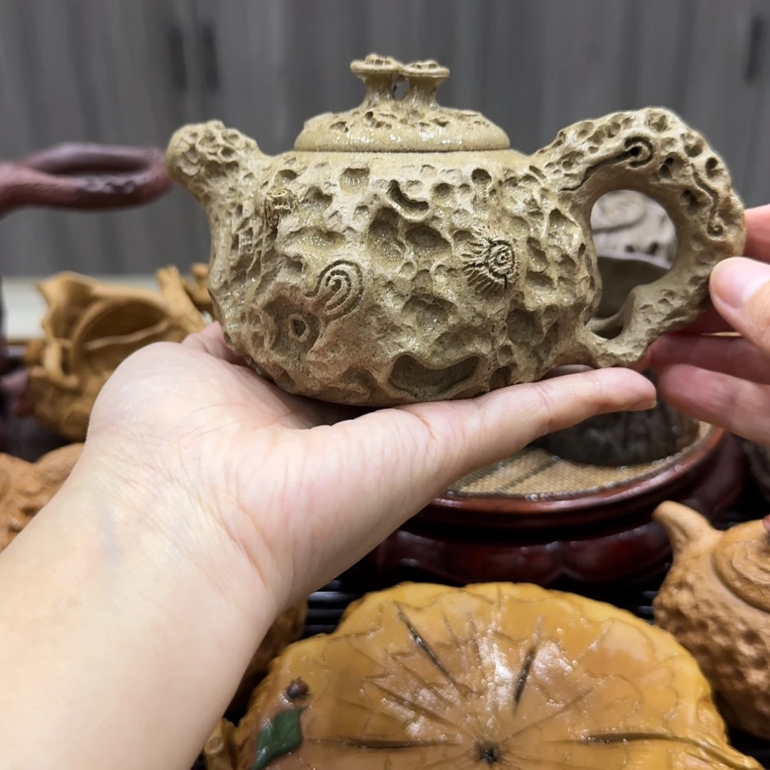 茶壶紫砂青段供春300cc