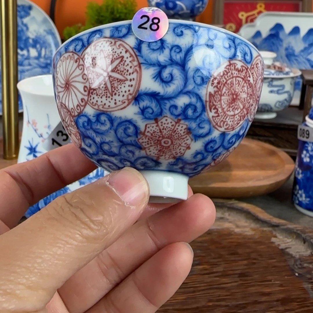 瓷片景德镇手绘青花茶器28