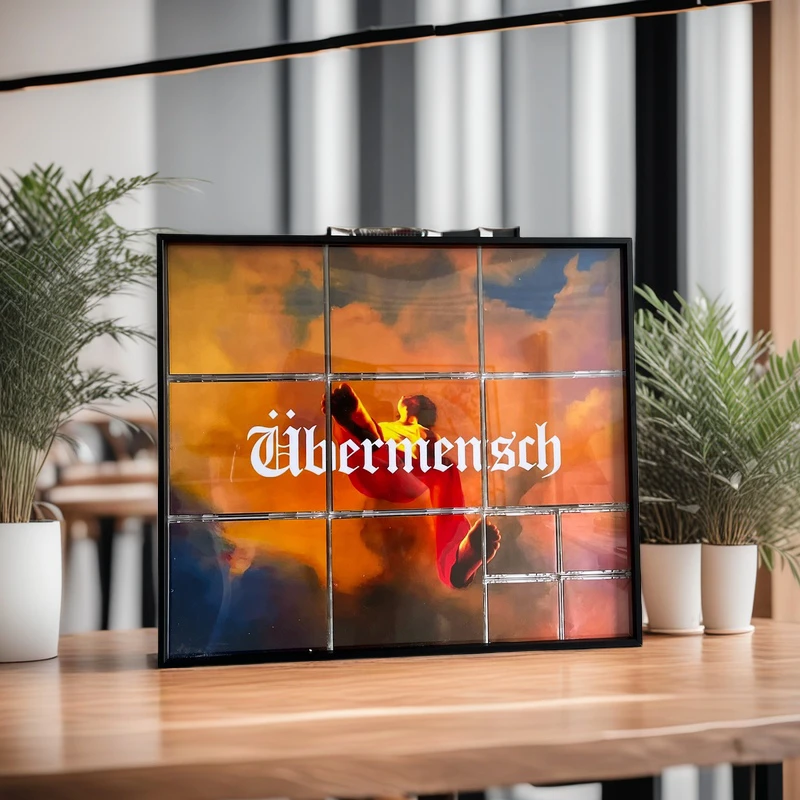 CD专辑收纳展示相框画框铝合金材质