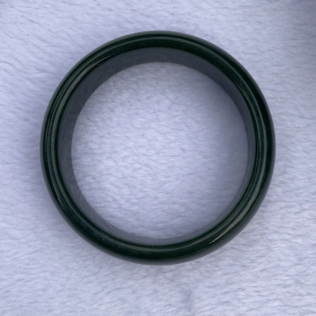 和田玉（碧玉）手镯未镶嵌新疆碧玉